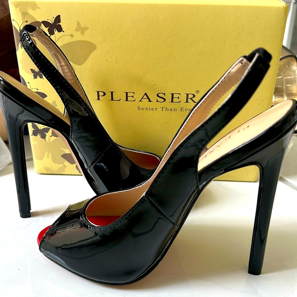 Pleaser Black High Heels